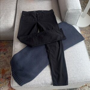 AG Adriano Goldschmeid Prima cigarette jeans black 31R